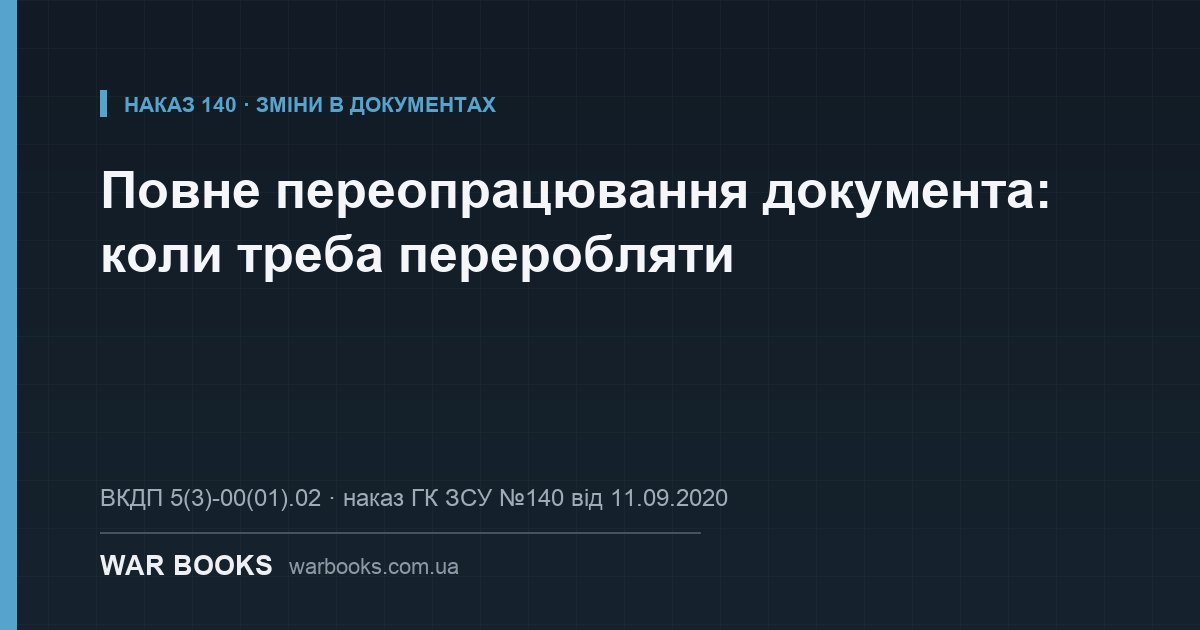 Повне переопрацювання документа: коли треба переробляти