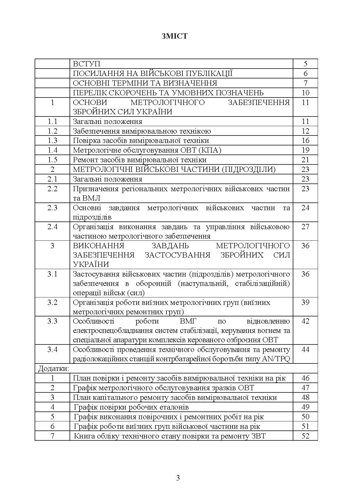 Метрологічні військові частини та підрозділи. Настанова