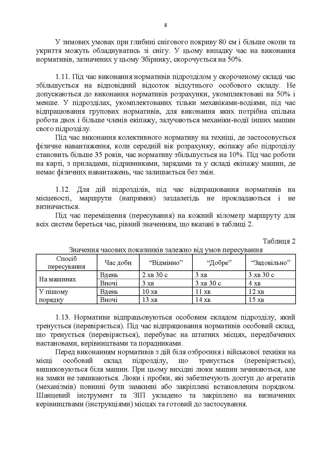 Бойова підготовка для спеціалістів і підрозділів артилерії. Збірник нормативів. . 