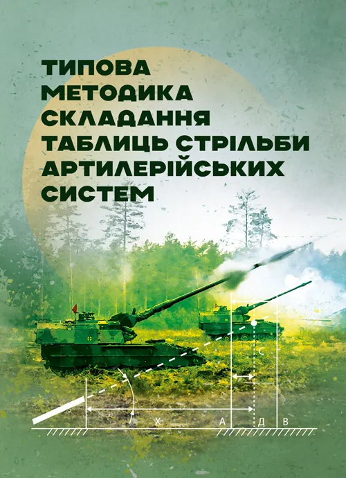 Типова методика складання таблиць стрільби артилерійських систем. Обкладинка — Мягкий