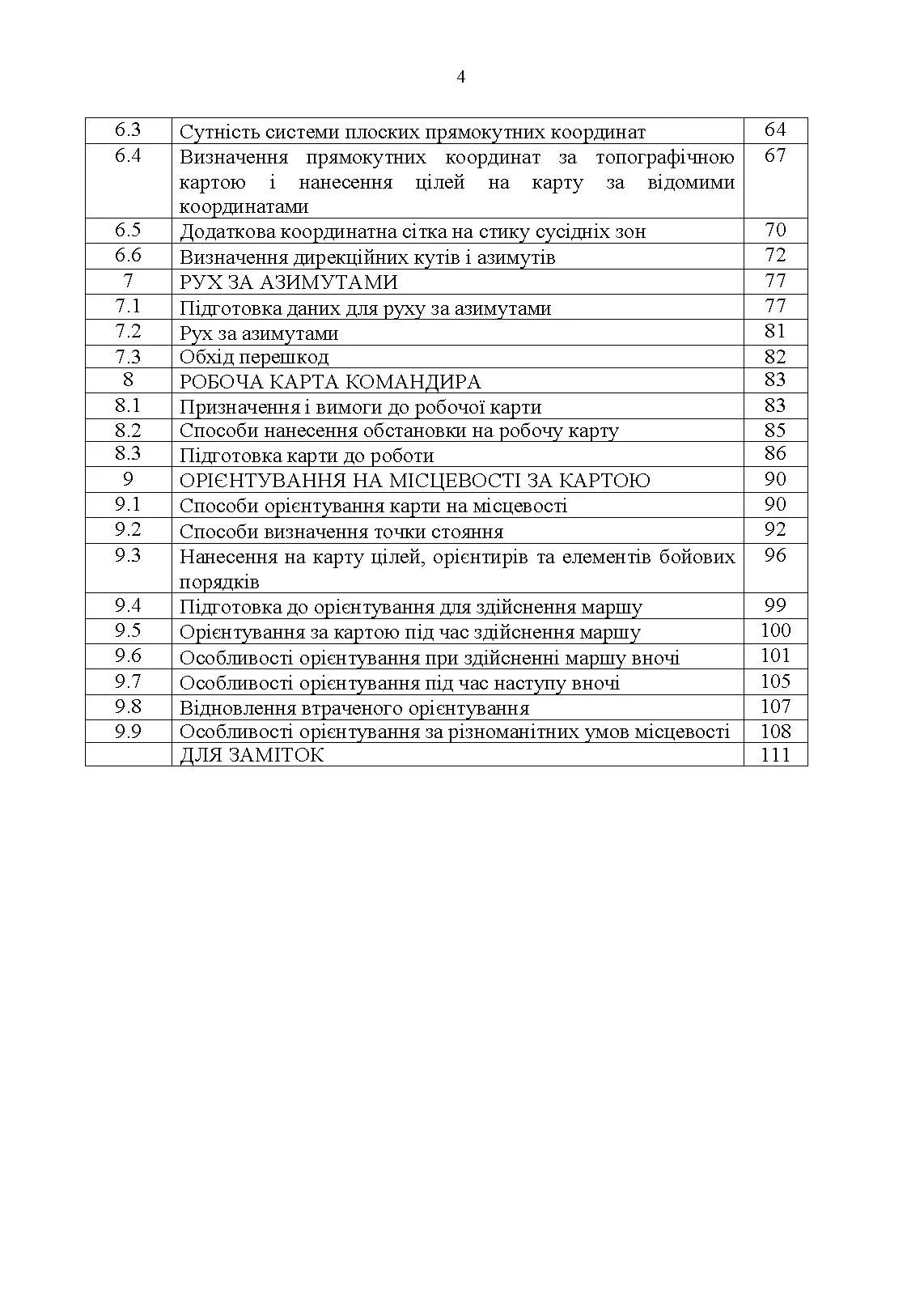Довідник з основних понять військової топографії. . 