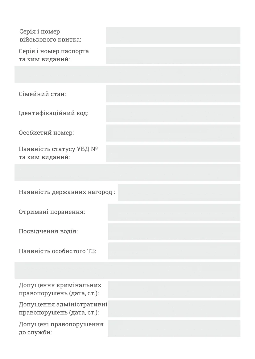 Блокнот командира взводу (ЗСУ). . 