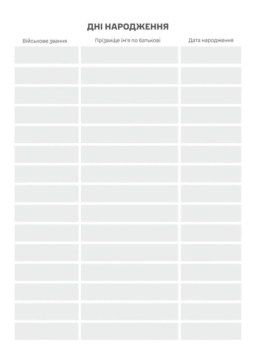 Блокнот командира взводу (ЗСУ). . 