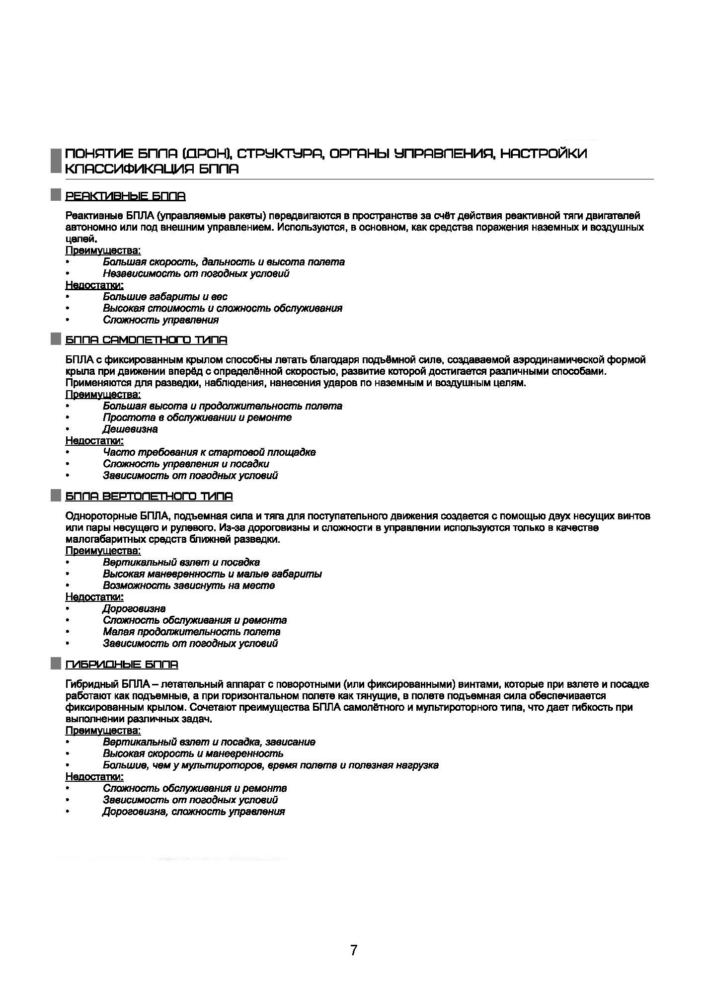 Виды дронов. Устройство. Сборка. . 