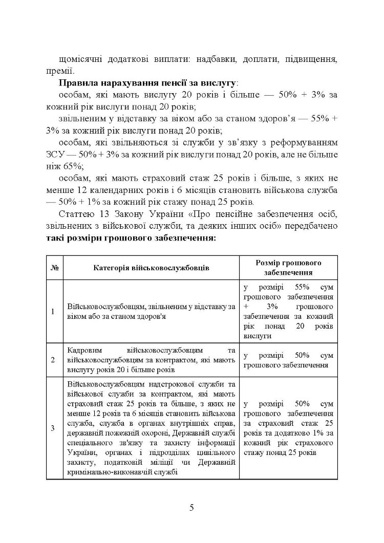 Пенсійне забезпечення військовослужбовців в умовах воєнного стану. Загальне пенсійне забезпечення в умовах воєнного стану