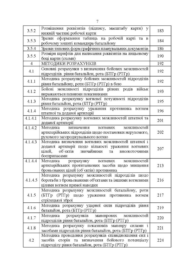 Перелік та структура бойових (формалізованих) документів на КСП, які відпрацьовуються в підрозділах Збройних Сил України тактичного рівня під час планування бою (дій) та його ведення (відділення, взвод, рота, батальйон та їм рівні)