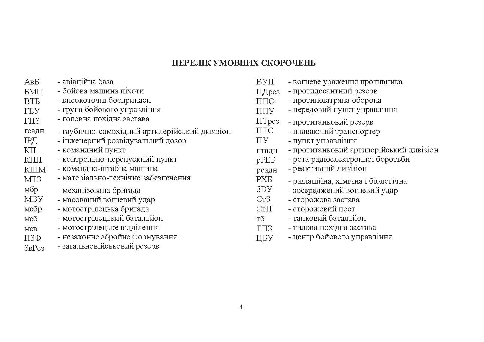 Застосування частин збройних сил російської федерації в основних видах бою. Альбом схем. . 