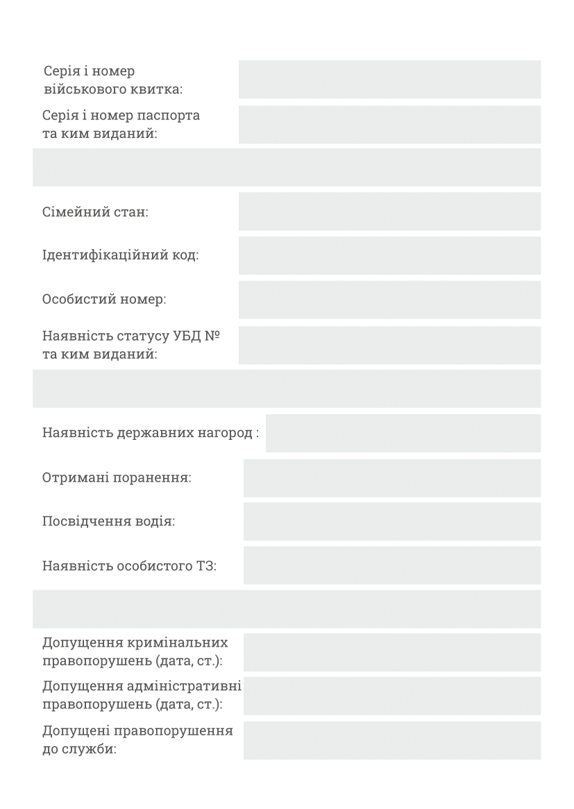 Блокнот командира взводу (ЗСУ). . 