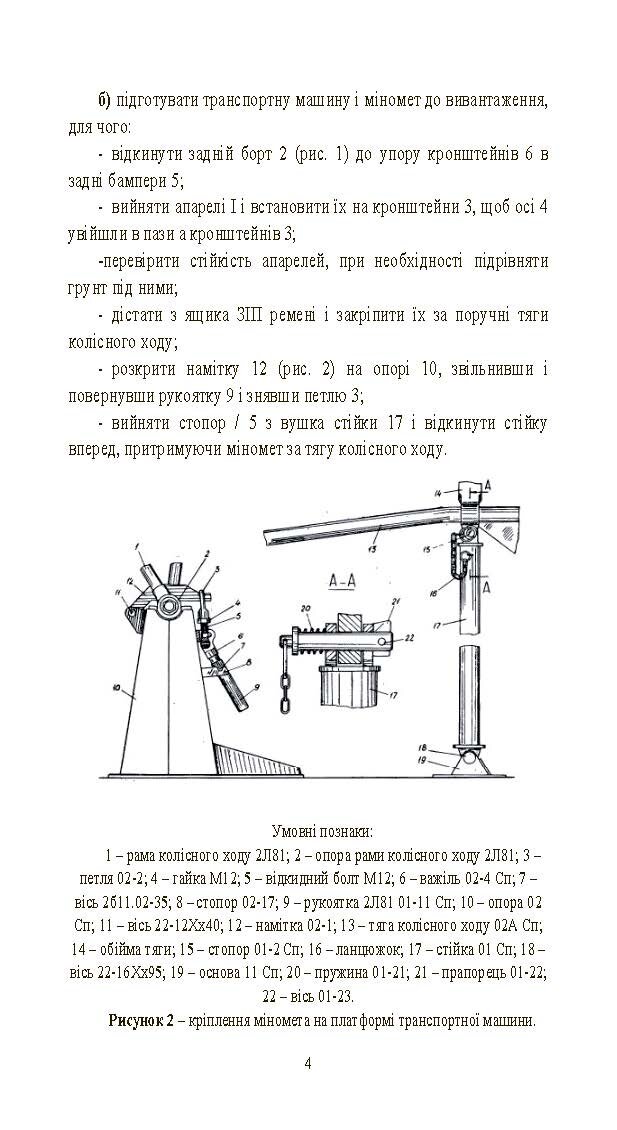 Підготувати гармату (міномет) до стрільби та маршу (навідник гармати (міномету))