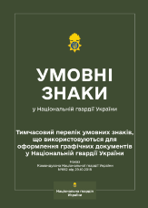 Наказ КНГУ № 662 — Тимчасовий перелік умовних знаків, що використовуються для оформлення графічних документів у НГУ