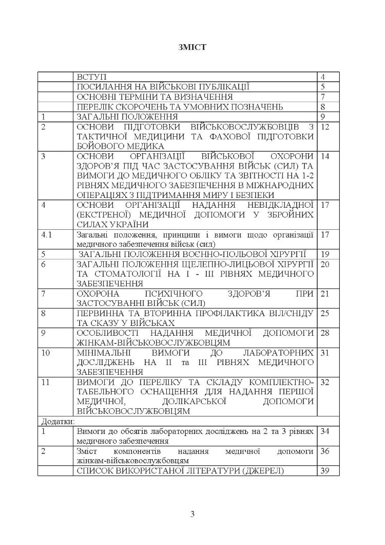 Доктрина З військової охорони здоровя
