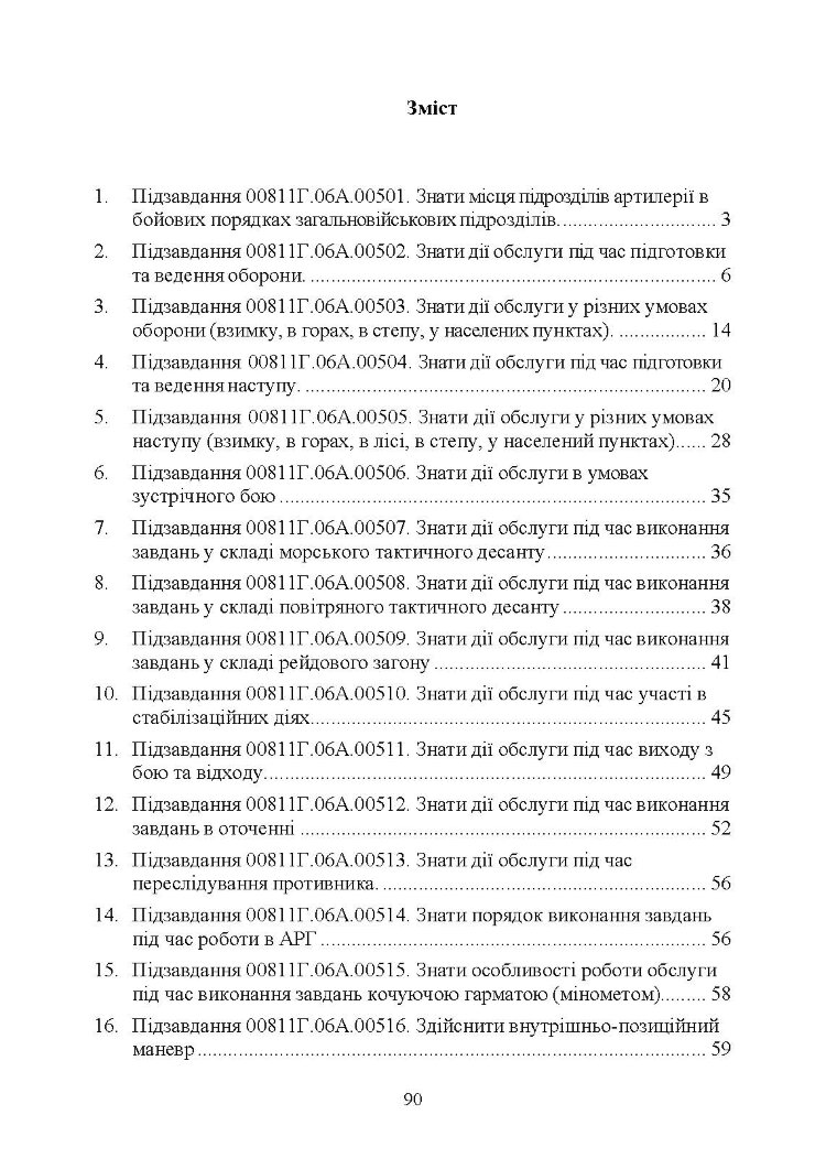 Дії обслуги гармати (міномету) під час ведення бойових дій. Навідник гармати (міномету)