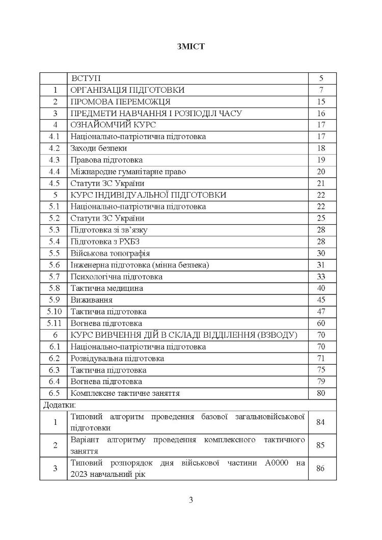 Програма базової загальновійськової підготовки (для підготовки мобілізаційних ресурсів)