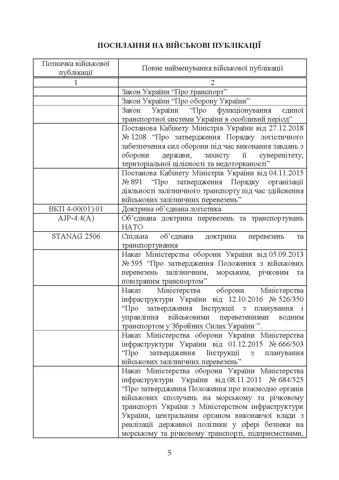 Управління (комендатура) військових сполучень. Настанова. . 