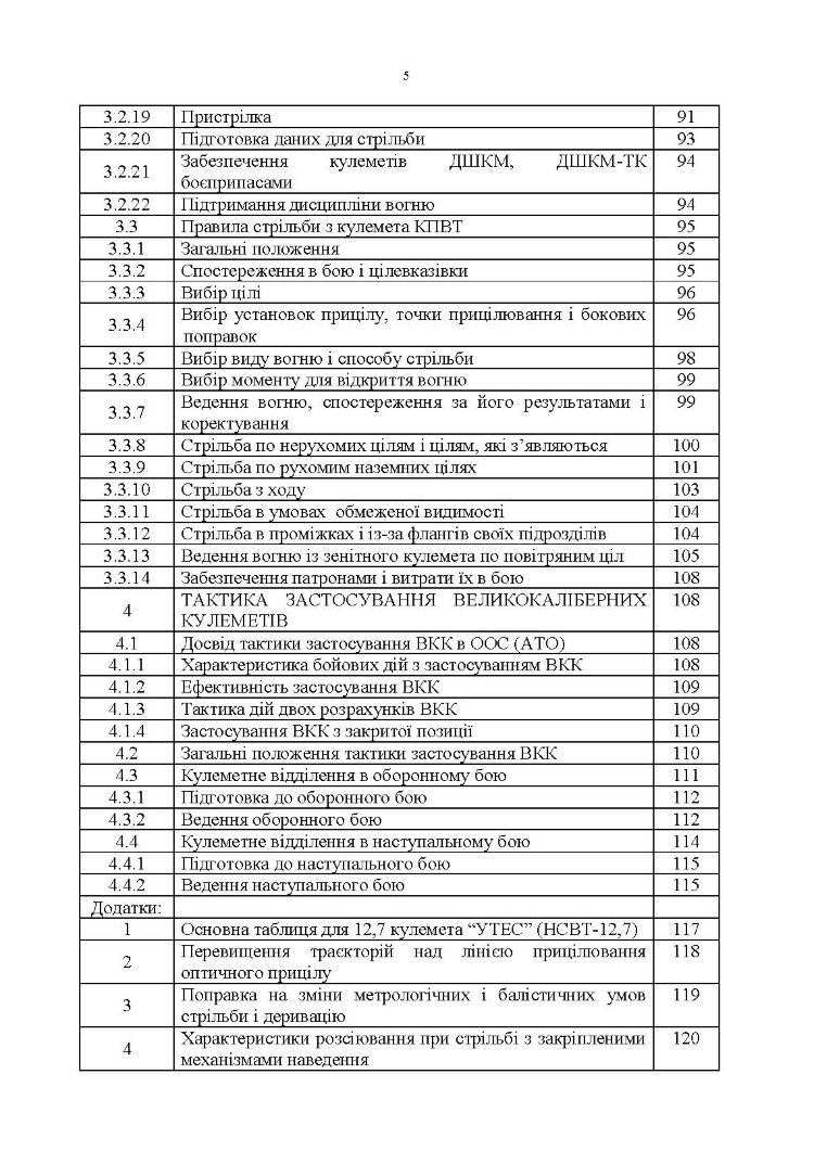 Тактика застосування великокаліберних кулеметів