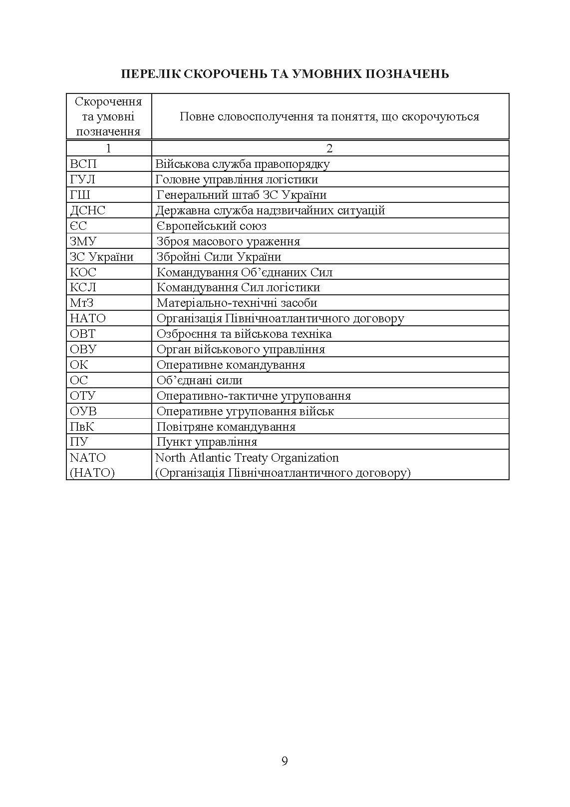 Доктрина «Об’єднана логістика». . 