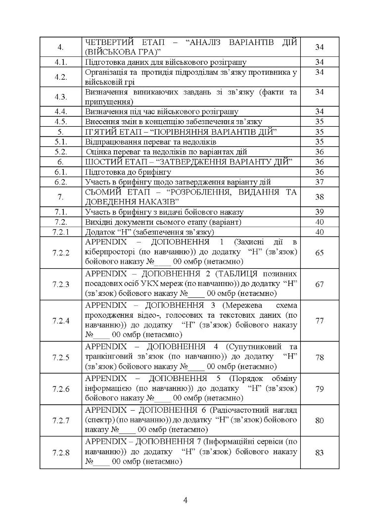 Планування зв’язку за стандартами НАТО (штаб бригади (батальйону) та їм рівних). Методичні рекомендації