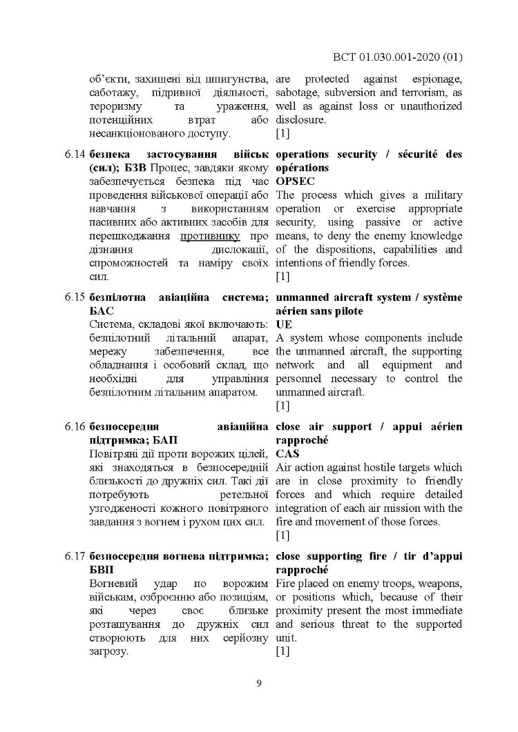 Підготовка та застосовування військ (сил). Базові терміни та визначення, які використовуються в НАТО