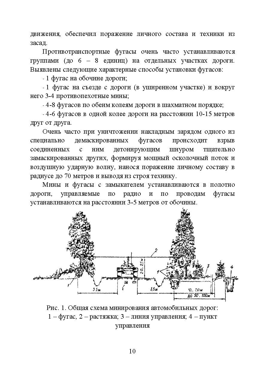 Действия личного сосотава в условиях ведения противником минной войны. . 