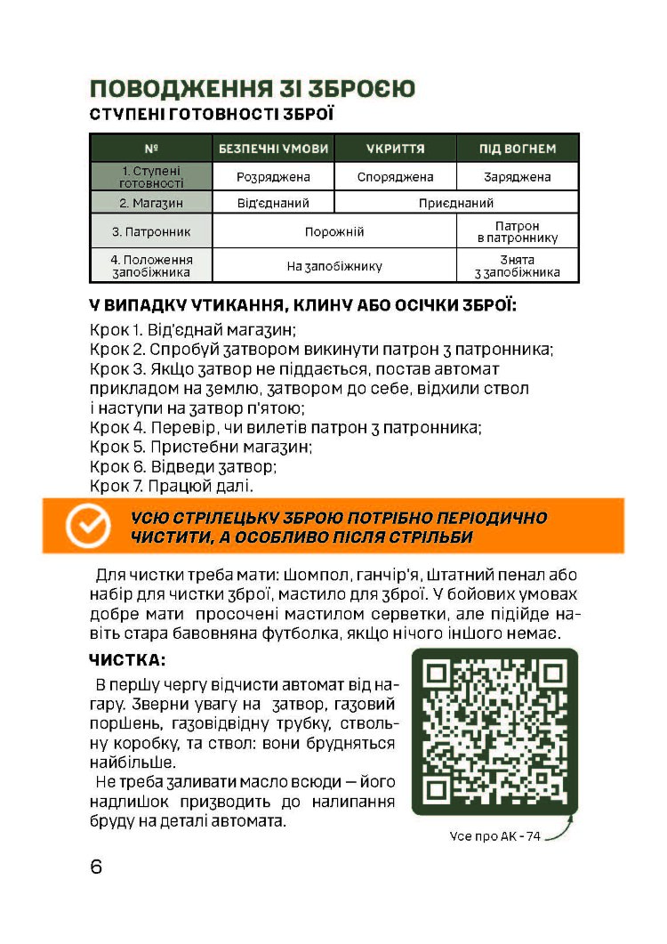 Кишеньковий довідник піхотинця
