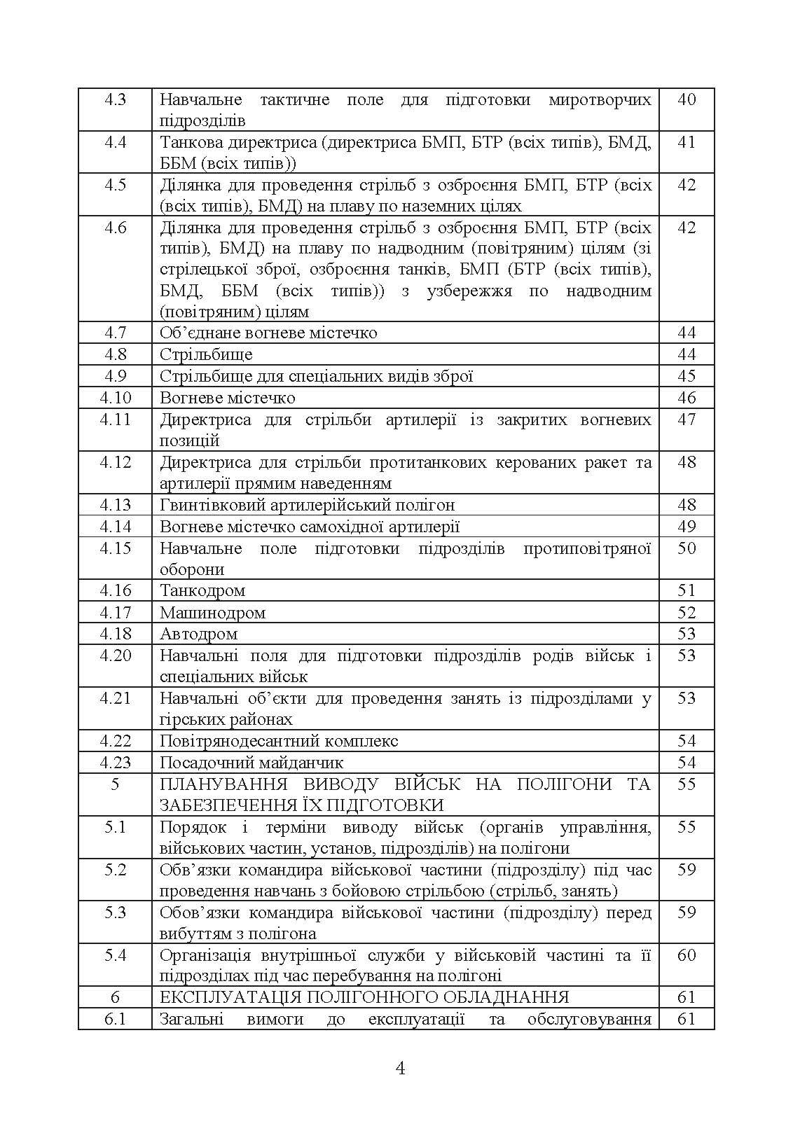 Положення зі служби загальновійськових (бригадних, військових частин, тимчасових) полігонів Десантно-штурмових військ ЗС України. . 