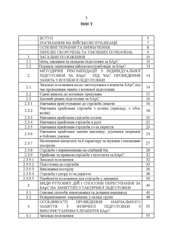 Організація підготовки військовослужбовців за бойовою армійською системою. Методичні рекомендації
