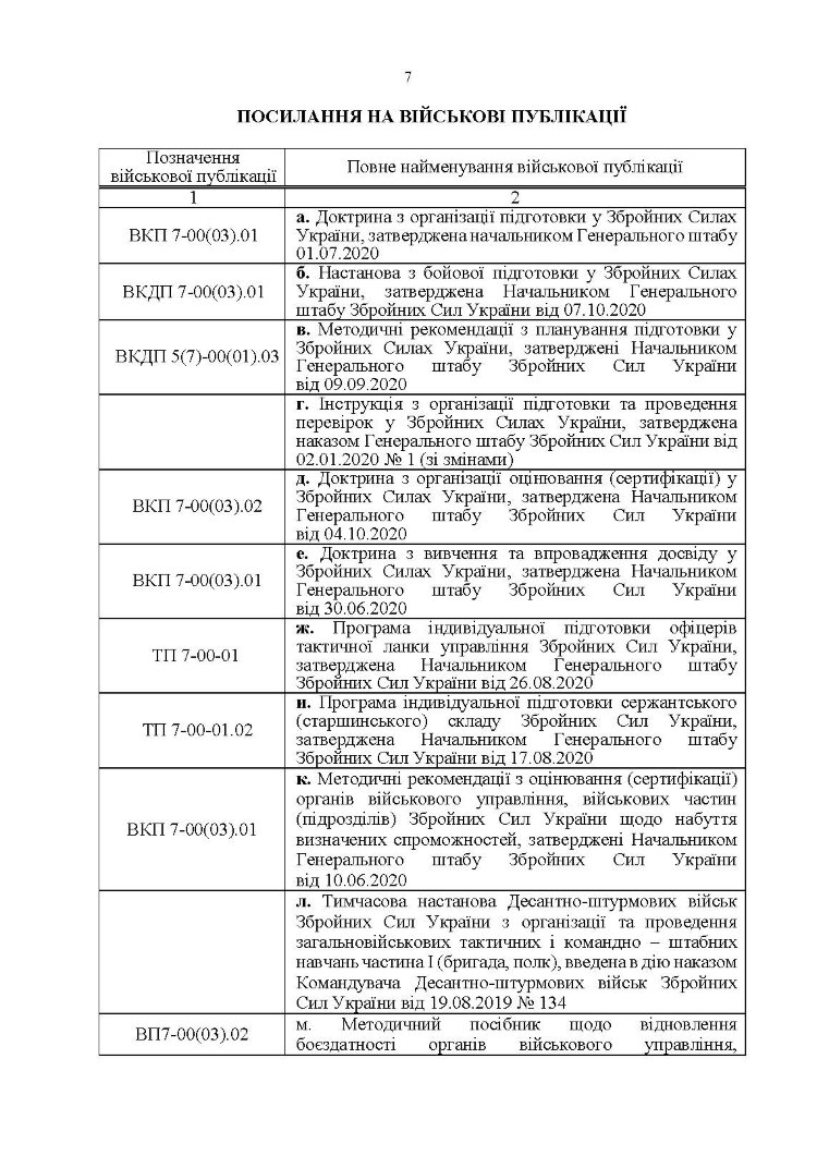 Настанова з бойової підготовки Десантно-штурмових військ Збройних Сил України
