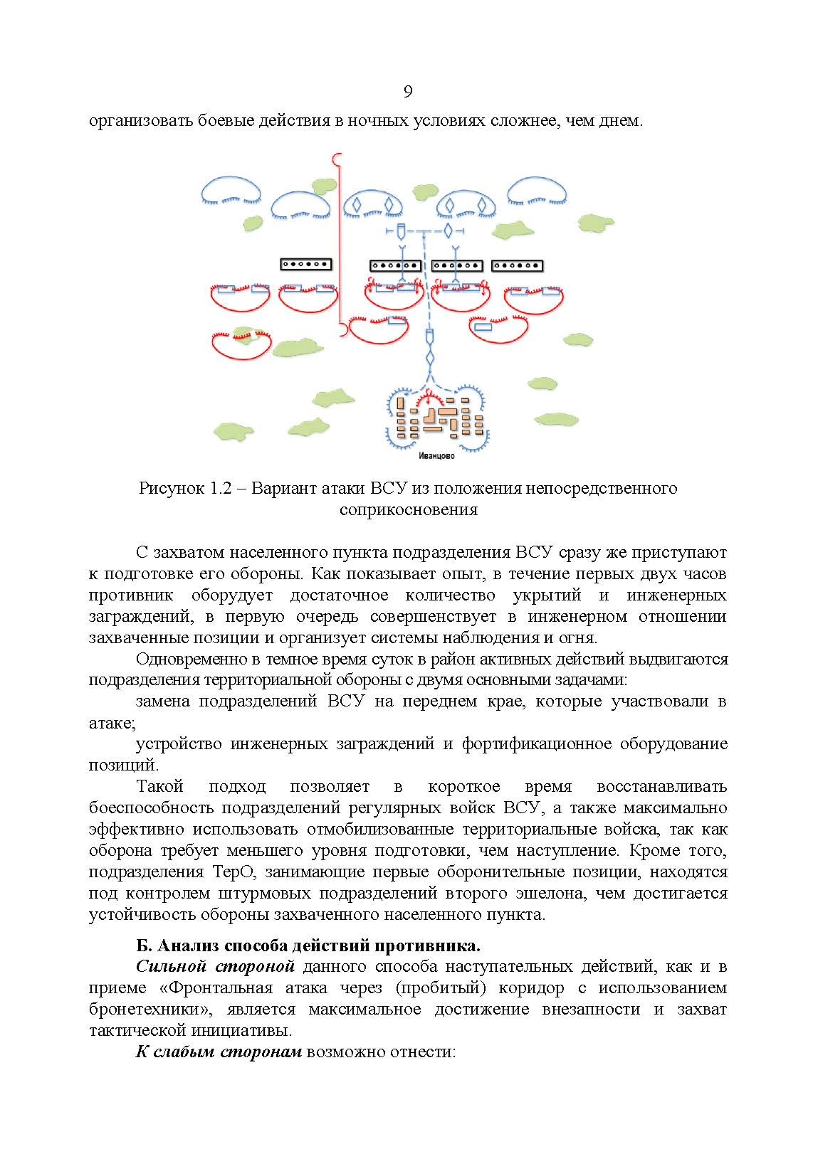 Рекомендации по борьбе с противником, действующим в составе танковых и механизированных колонн. . 