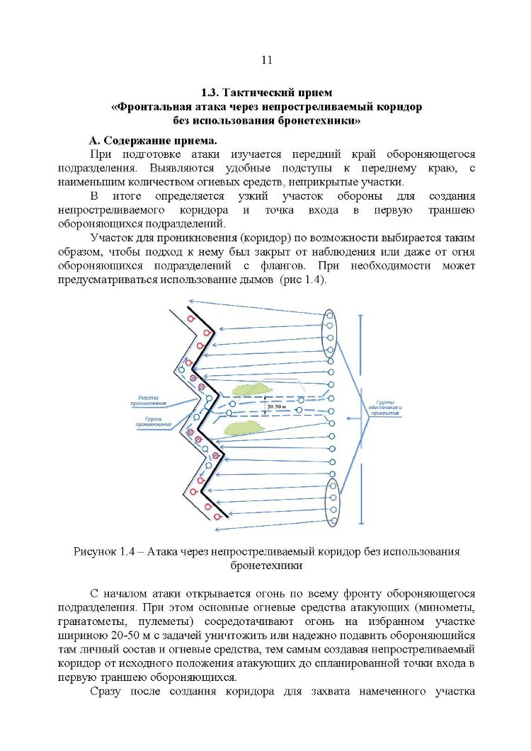 Рекомендации по борьбе с противником, действующим в составе танковых и механизированных колонн
