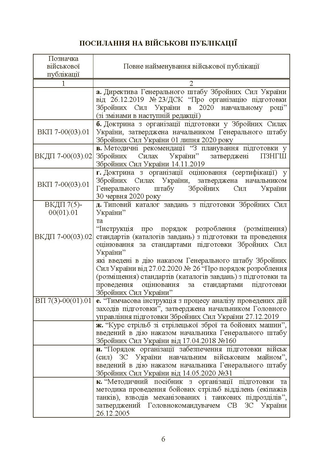 Тактична підготовка танкових піжрозділів (танковий екіпаж, взвод). . 
