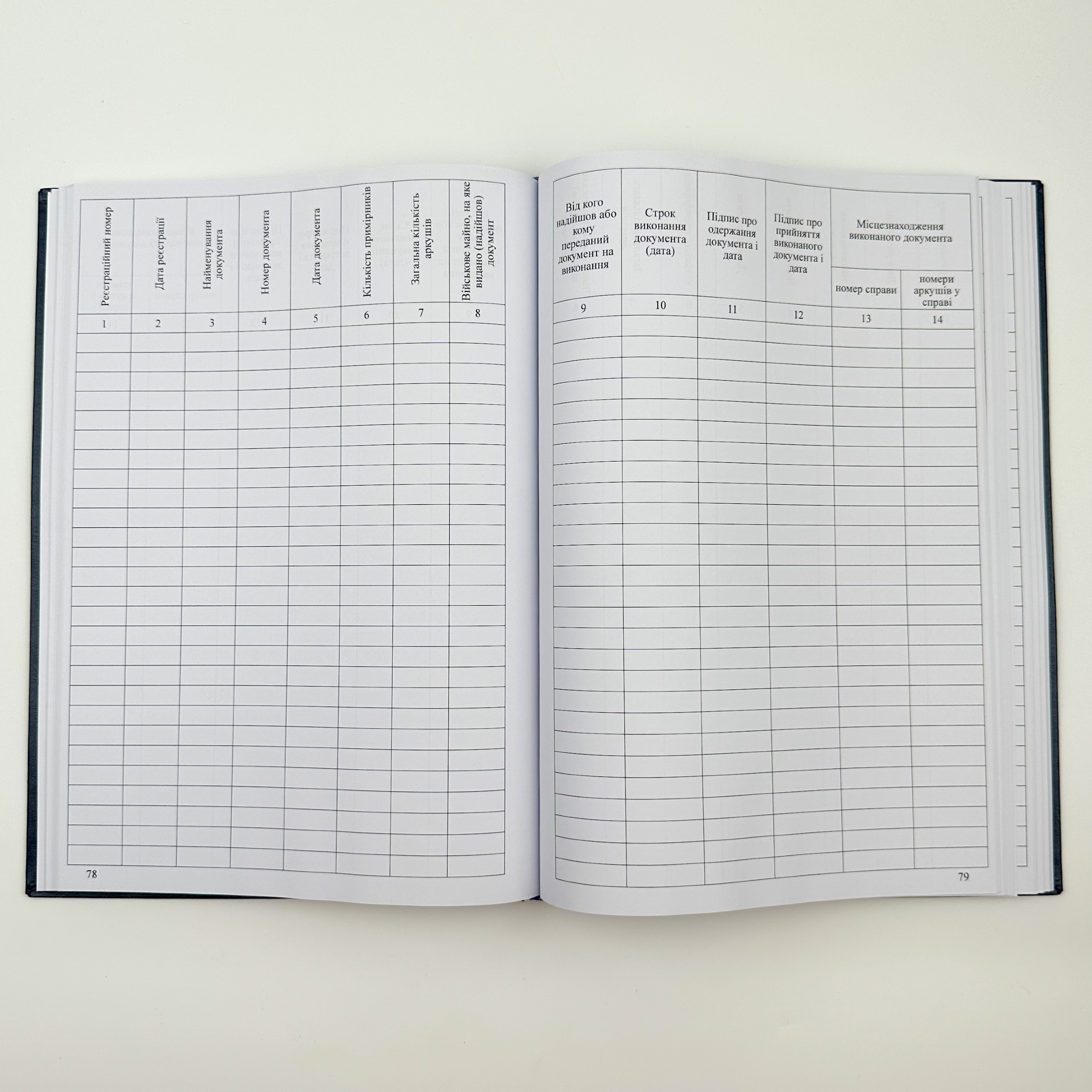 Книга реєстрації та руху облікових документів, додаток 1 (додаток 2). Автор — Міністерство оборони України. 