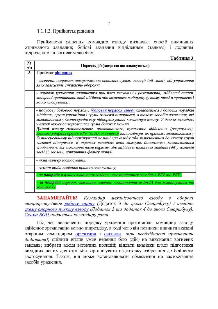 Індивідуальна підготовка (рівень командир та головний сержант загальновійськового взводу). Частина І - набуття оборонних спроможностей)