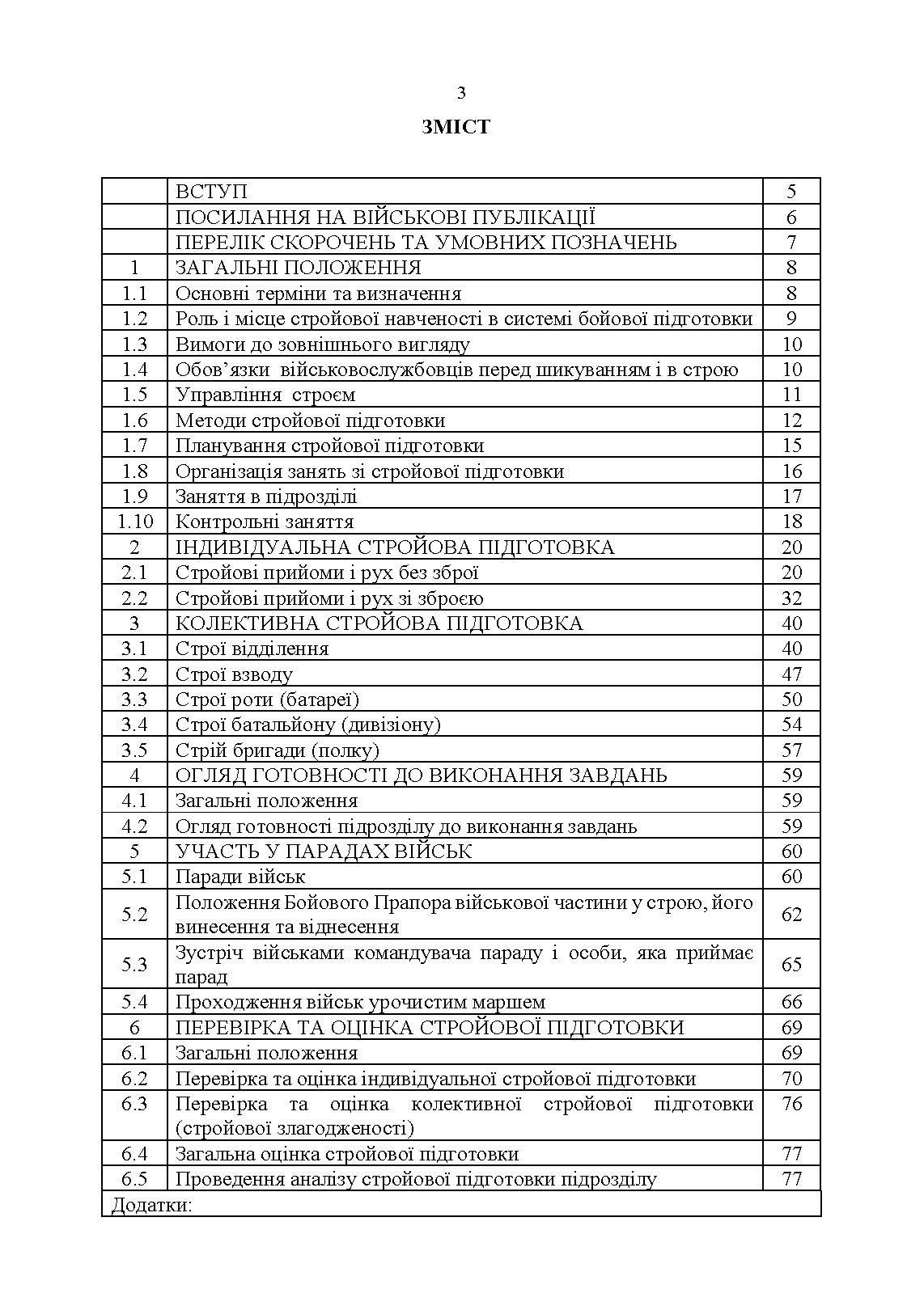 Стройова підготовка: методичний посібник. . 
